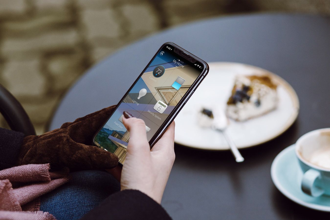 Integrated control on a smartphone