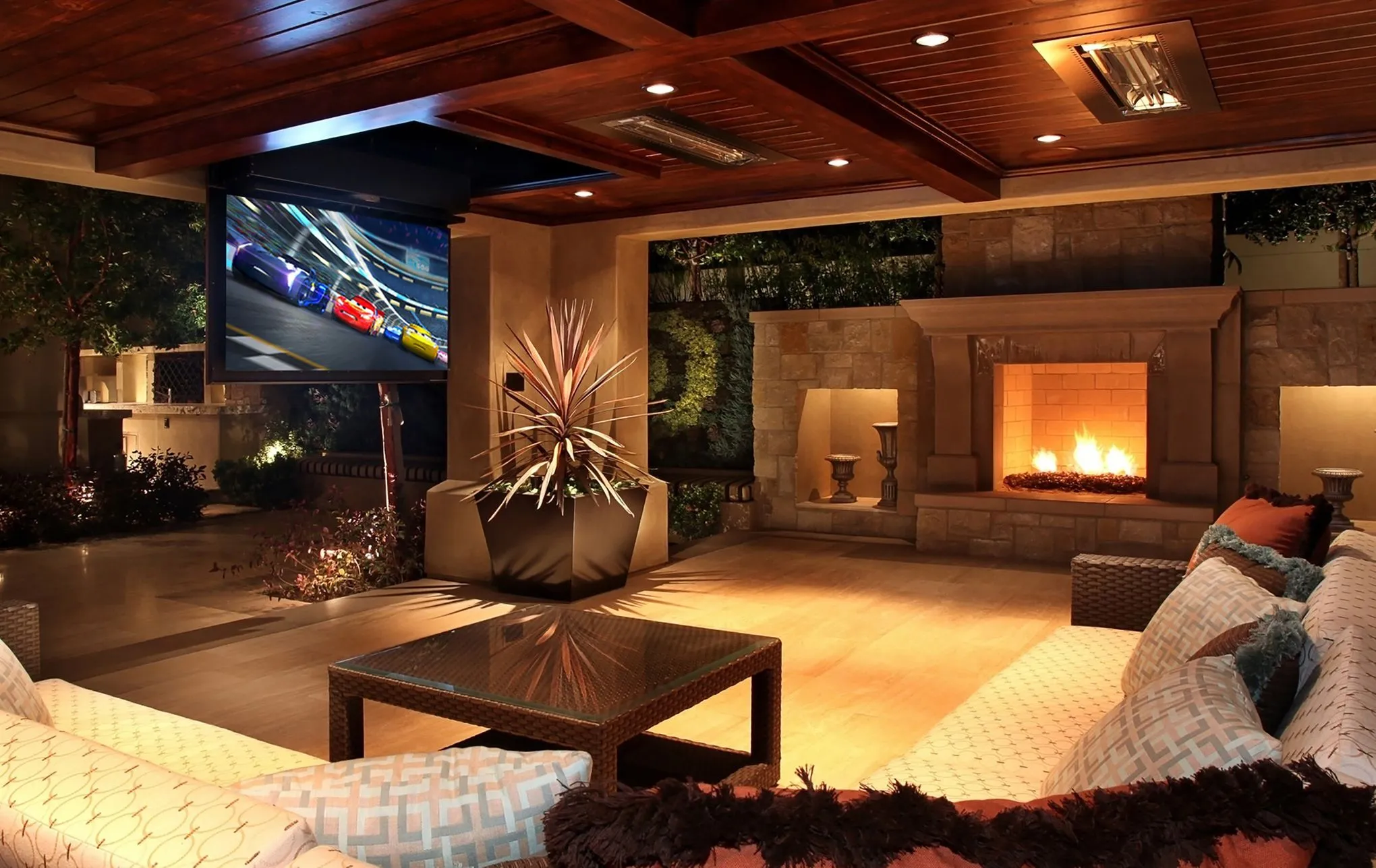 Media room display