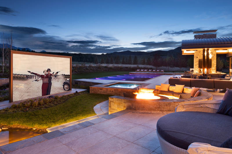 Modern home rear exterior