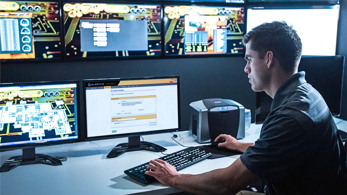 Network security monitoring station